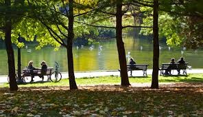 Parc Lafontaine a Montréal Québec 